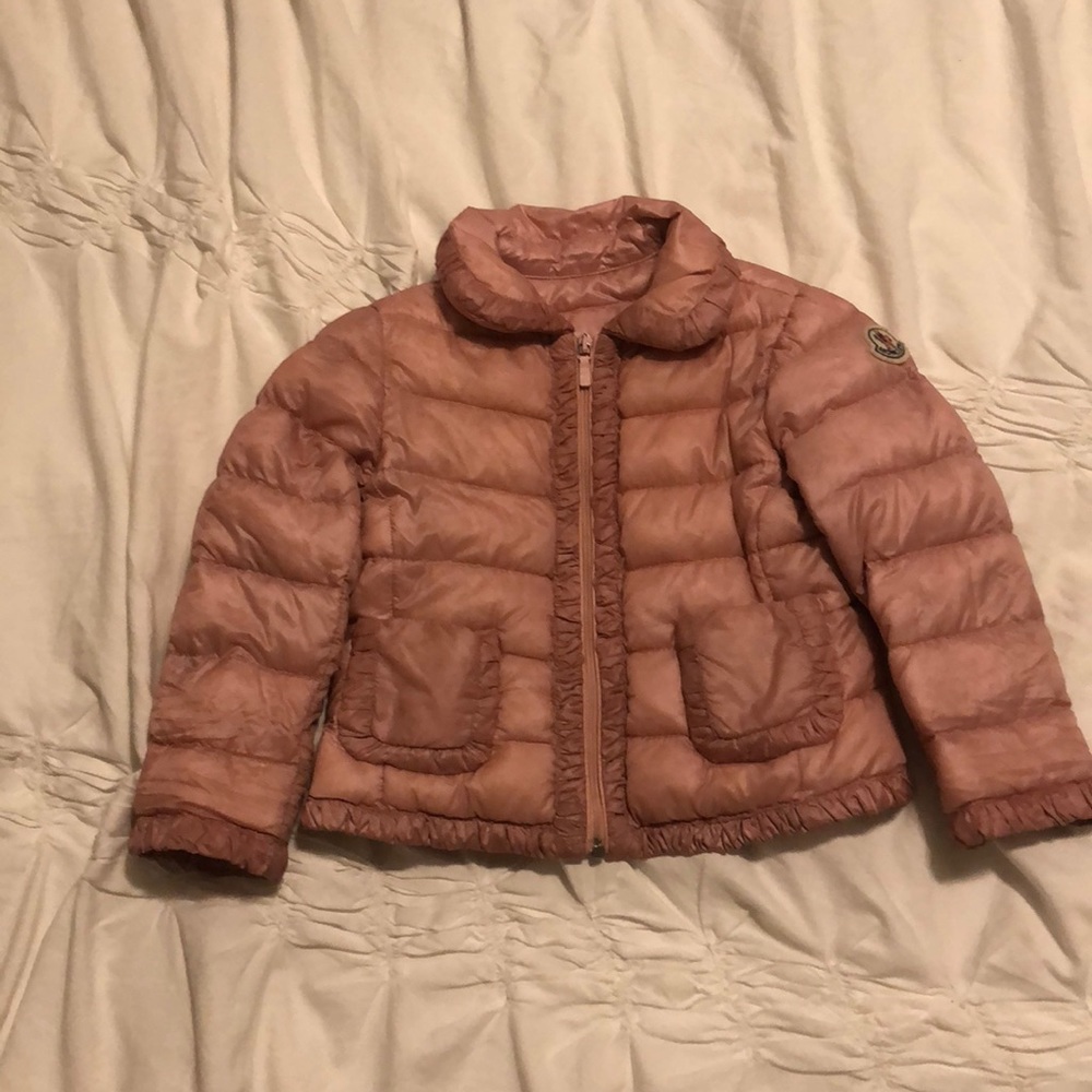 Authentic baby girl Moncler puffer sz 12-18 months